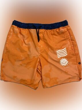 Stance shorts, size M, color orange and blue